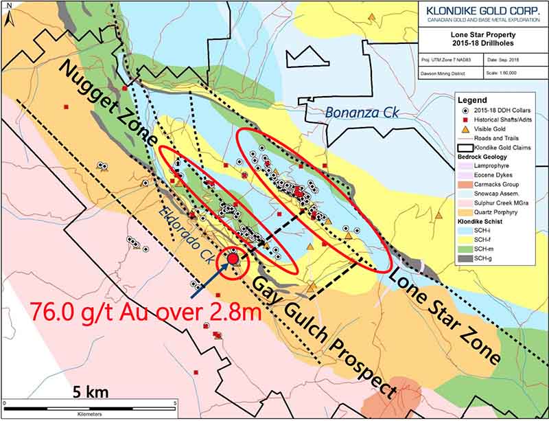 Klondike Drillholes