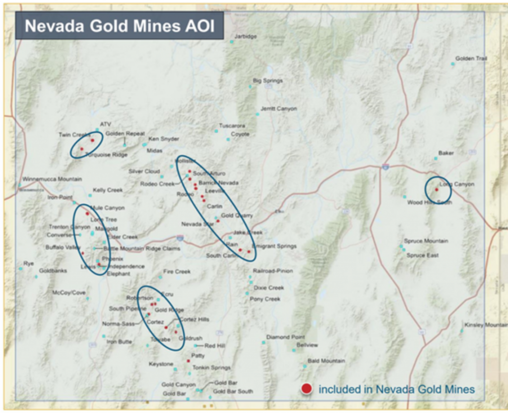 nevada explorers gold mines